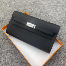 画像をギャラリービューアに読み込む, Epsom Leather Inspired Kelli to Go Long Wallet Woman Clutch Bag
