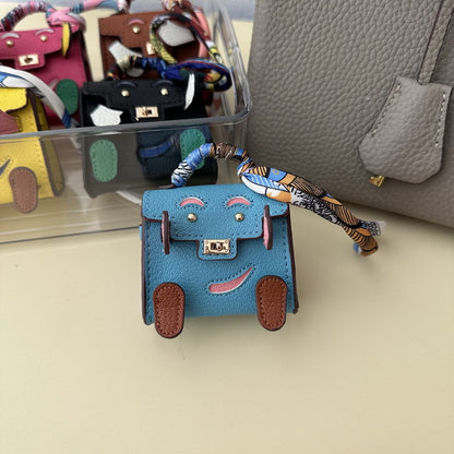 Micro Quelle Idole Bag Charm Vegan Leather Earphone Storage Bag for AirPods