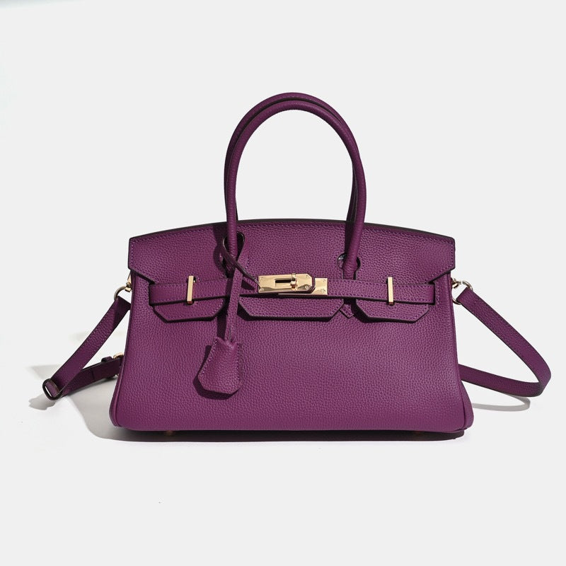 JPG 30 Small Top Handle Bag Top Grain Leather Shoulder Bag