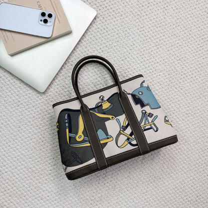 Inspired Garden Party Painted Handbag