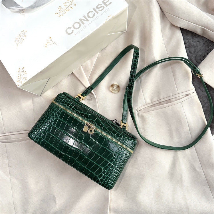 Crocodile Embossed Leather Inspired Extra Pocket Pouch LP19