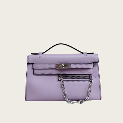 Swift Leather Pochette Rock Handbag Woman Shoulder Bag