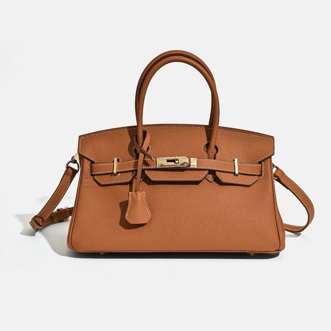 JPG 30 Small Top Handle Bag Top Grain Leather Shoulder Bag