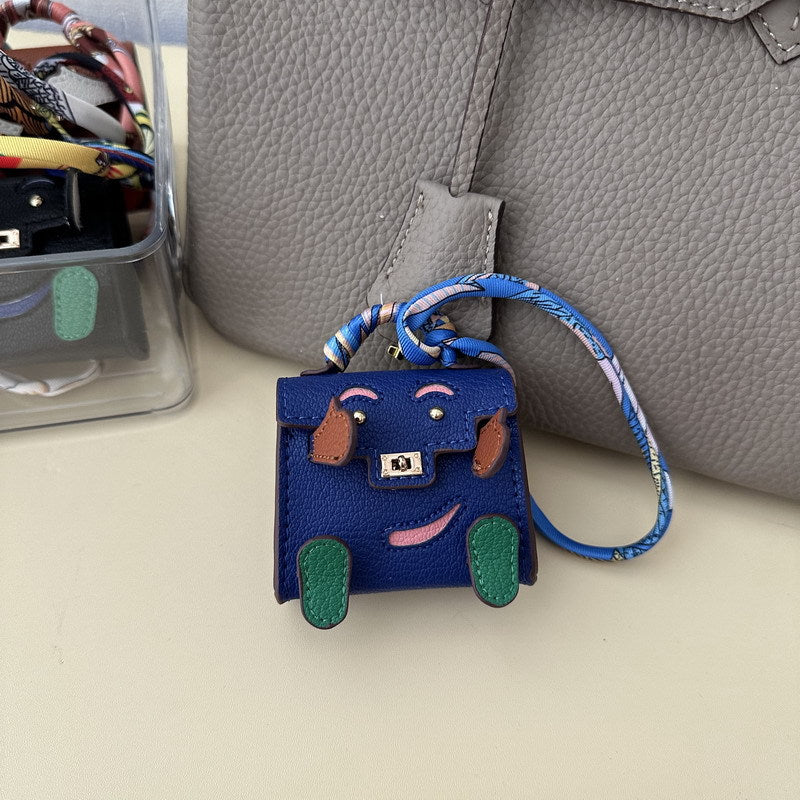 Micro Quelle Idole Bag Charm Vegan Leather Earphone Storage Bag for AirPods