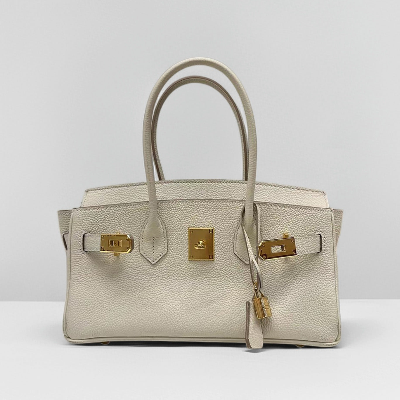 JPG 30 Small Top Handle Bag Top Grain Leather Shoulder Bag