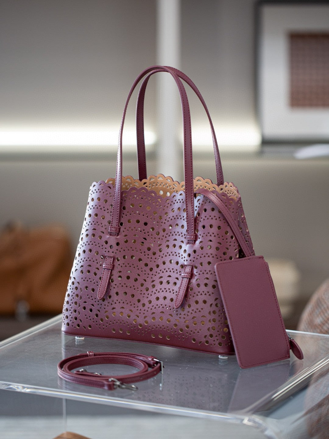 Mina 25 Bag Leather Handbags for Woman With Coin Purse Bag Charm