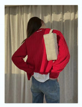 Load image into Gallery viewer, Leather Woven Bag Women Hobo Bag
