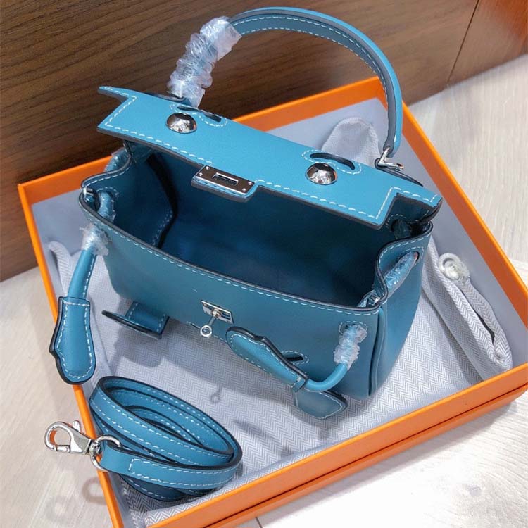 Genuine Leather Smile Inspired Kelli Doll Bag Mini Handbag