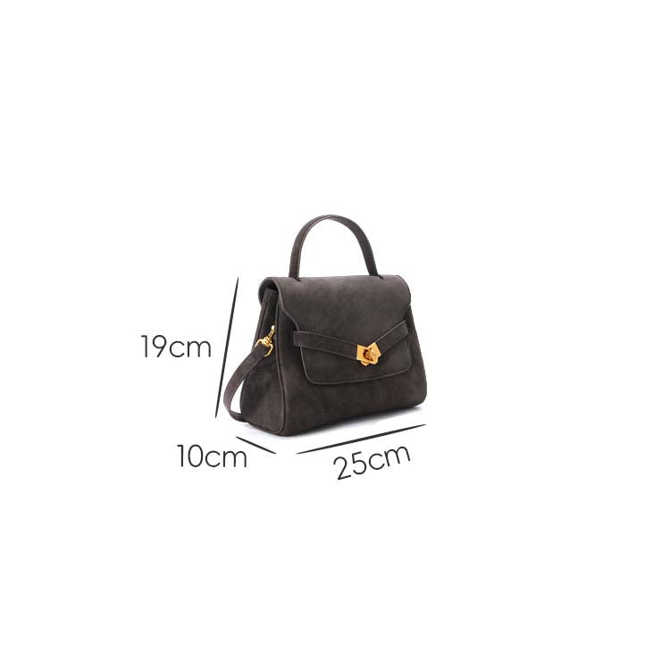 Classic Leather Handbag | Woman Crossbody Satchel