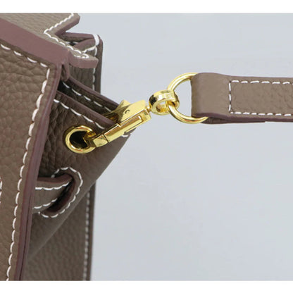 HANDSEWGIFT Top Grain Leather Sellier Platinum Bag DIY Kit