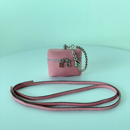 Mini Lipstick Coin Purse for Women | Neck Makeup Bag with Earphone Holder