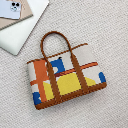 Inspired Garden Party Painted Handbag