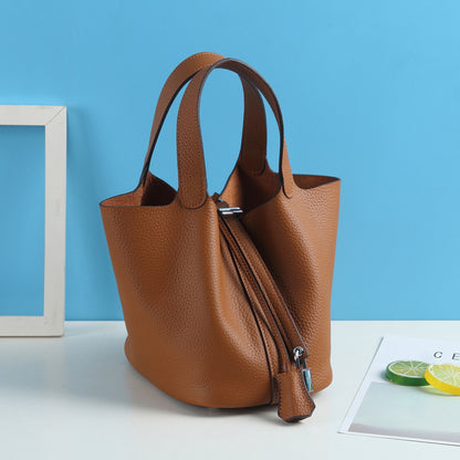 Top Grain Leather Inspired Pictin Tote Bag New Colors