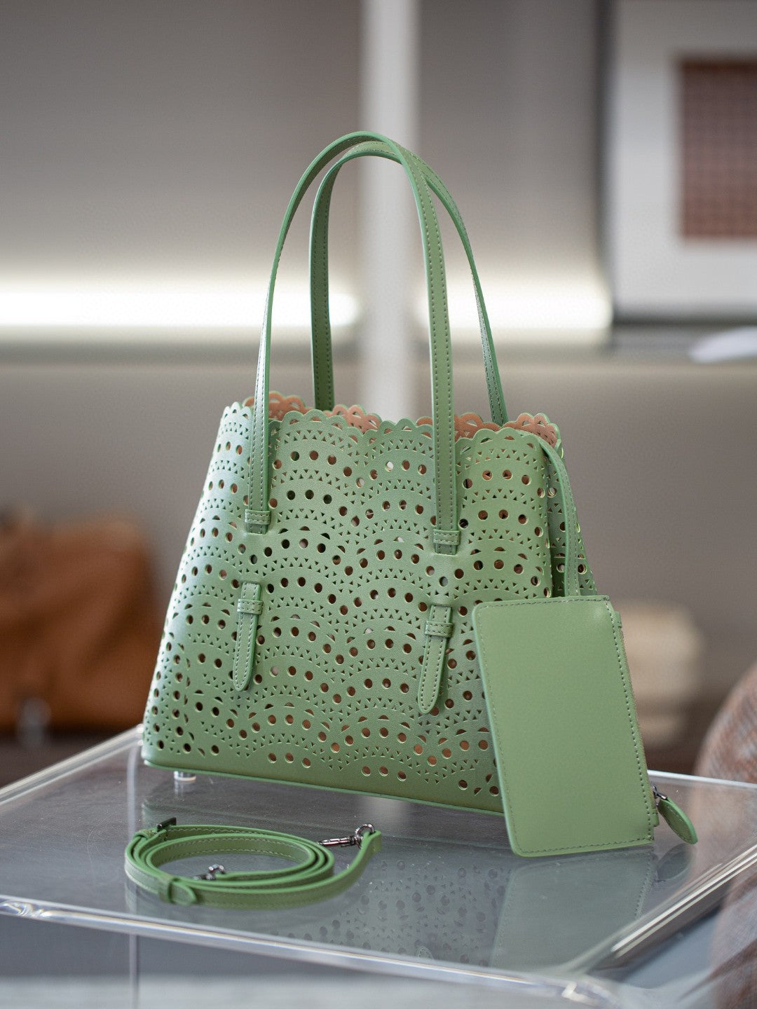 Mina 25 Bag Leather Handbags for Woman With Coin Purse Bag Charm