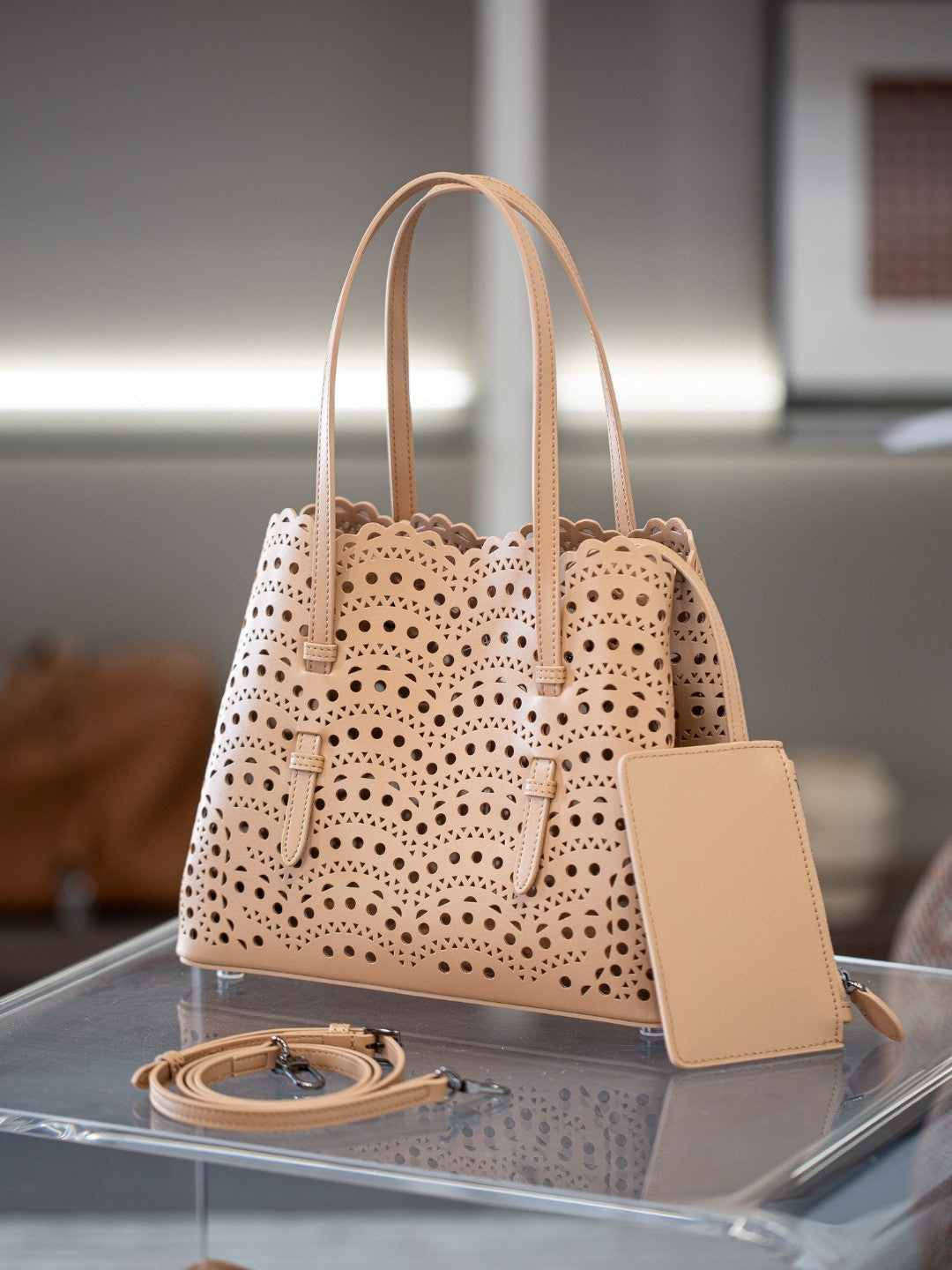 Mina 25 Bag Leather Handbags for Woman With Coin Purse Bag Charm