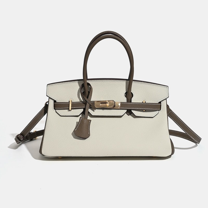 JPG 30 Small Top Handle Bag Top Grain Leather Shoulder Bag
