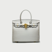 画像をギャラリービューアに読み込む, Inspired Birkin Bag Handbags for Women Crocodile Pattern Faux Leather
