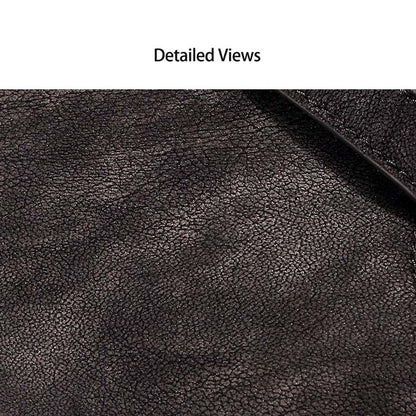 Classic Leather Handbag | Woman Crossbody Satchel