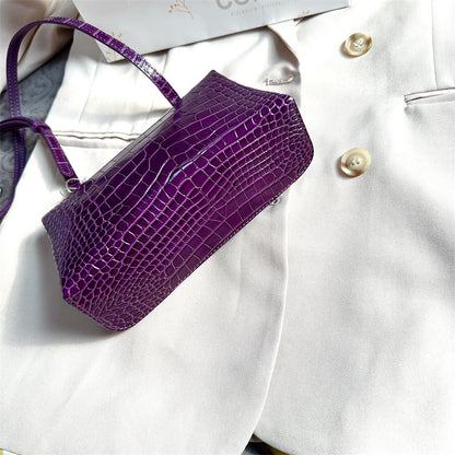 Crocodile Embossed Leather Inspired Extra Pocket Pouch LP19