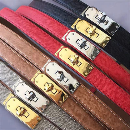 Inspired Epsom Kelli Belt Golden Hardware