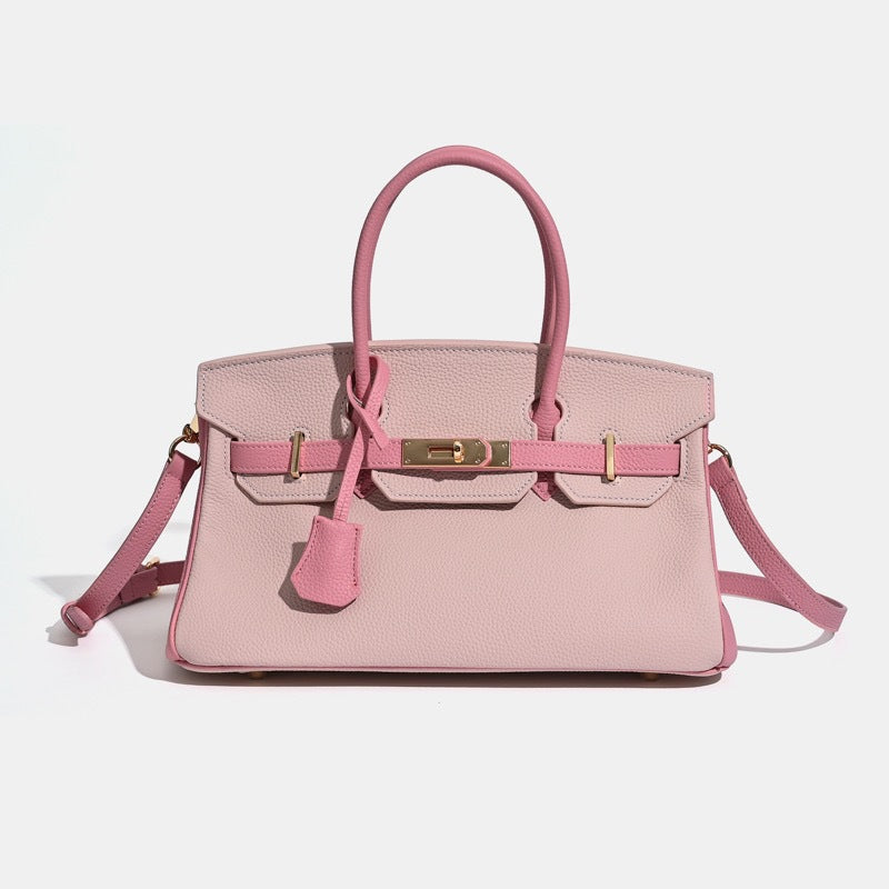 JPG 30 Small Top Handle Bag Top Grain Leather Shoulder Bag