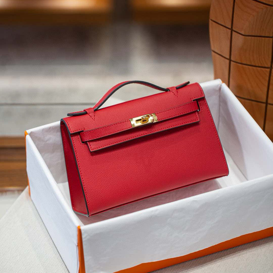 Leather Inspired Kelli Clutch for Women