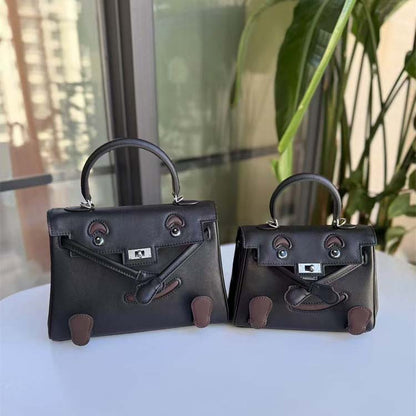 Inspired Kelli Doll Bag Genuine Leather Mini Crossbody Millennium Style Handbag
