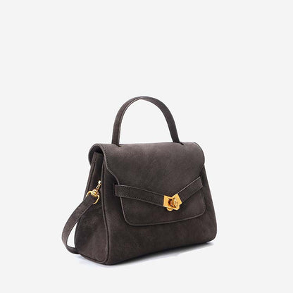 Classic Leather Handbag | Woman Crossbody Satchel