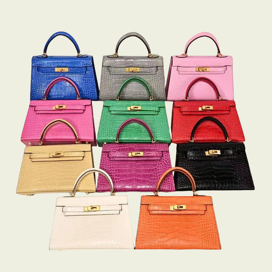 Crocodile Pattern Inspired Kelli Bag New Colors Handbags for Woman