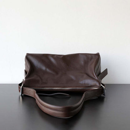 Vegetable Tanned Leather Hobo Bag