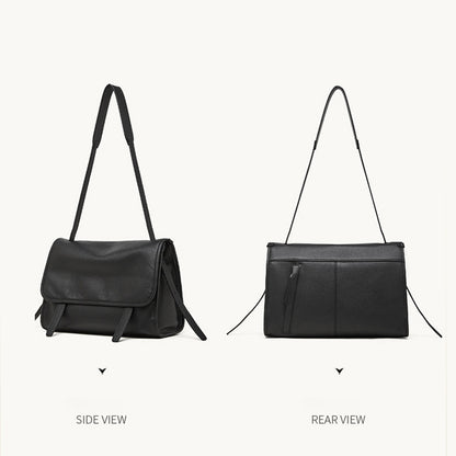 Top Grain Calfskin Multi-way Messenger Handbag