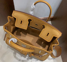 Load image into Gallery viewer, Inspired Limited Edition Berkin Cargo 35cm Canvas Swift Leather Handbags
