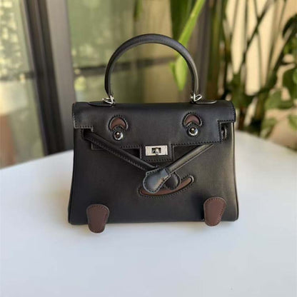 Inspired Kelli Doll Bag Genuine Leather Mini Crossbody Millennium Style Handbag