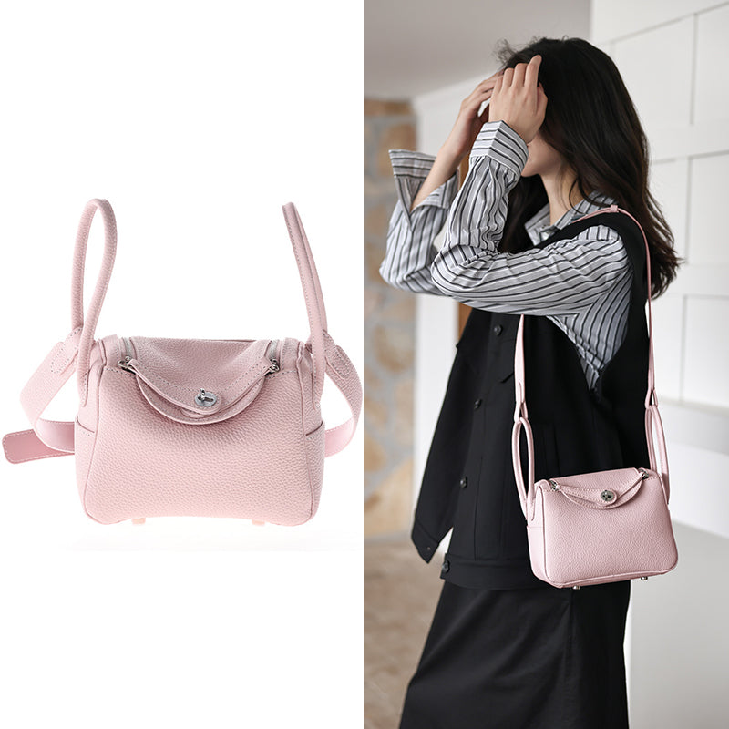 HANDSEWGIFT Top Grain Leather Lindi Handbag DIY Kit