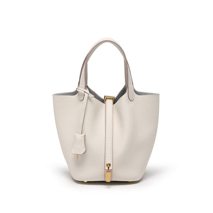 Top Grain Leather Inspired Pictin Tote Bag New Colors