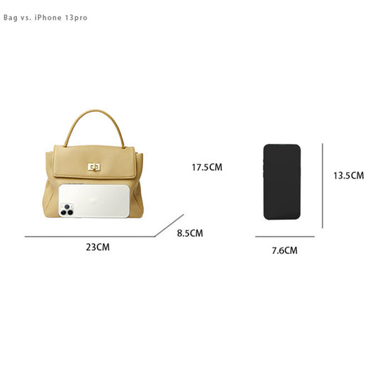 Soft Leather Square Bag Women Handbag