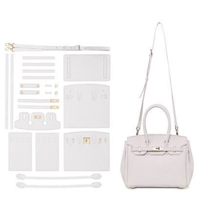 HANDSEWGIFT Top Grain Leather Platinum Bag DIY Kit
