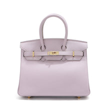 Load image into Gallery viewer, Inspired Mini Berkin 20 Handbag Top Grain Leather Purse Golden Hardware
