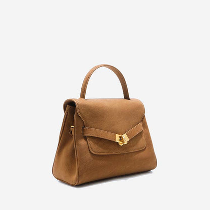 Classic Leather Handbag | Woman Crossbody Satchel