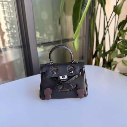 Inspired Kelli Doll Bag Genuine Leather Mini Crossbody Millennium Style Handbag