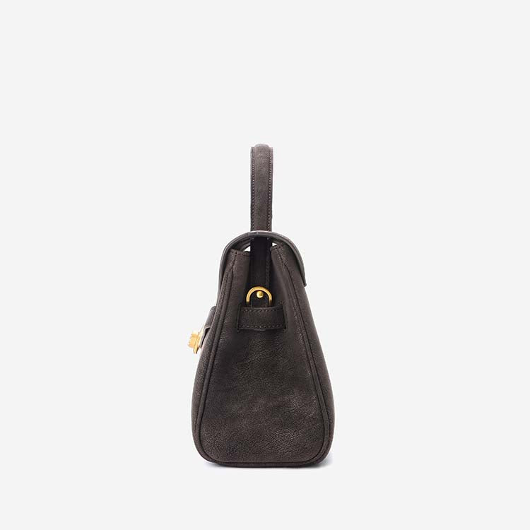 Classic Leather Handbag | Woman Crossbody Satchel