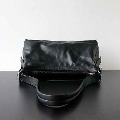 Vegetable Tanned Leather Hobo Bag