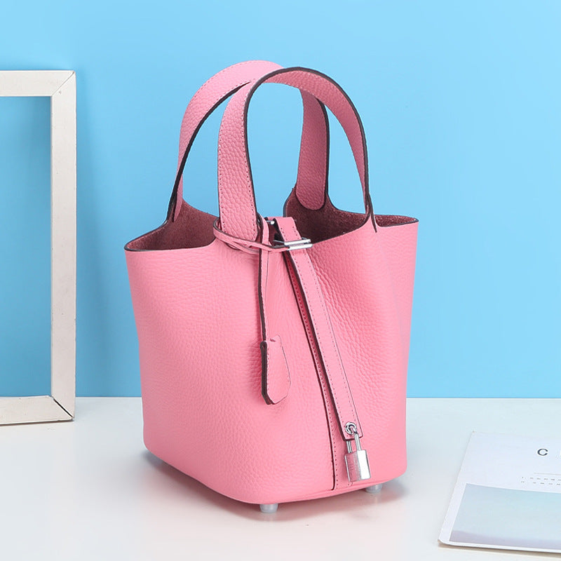 Top Grain Leather Inspired Pictin Tote Bag New Colors