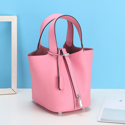 Top Grain Leather Inspired Pictin Tote Bag New Colors
