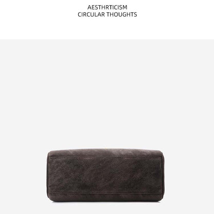 Classic Leather Handbag | Woman Crossbody Satchel