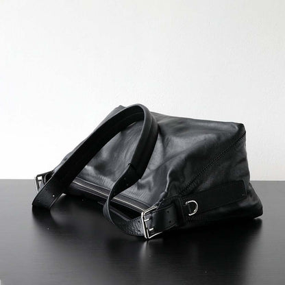 Vegetable Tanned Leather Hobo Bag