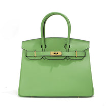 Load image into Gallery viewer, Inspired Mini Berkin 20 Handbag Top Grain Leather Purse Golden Hardware
