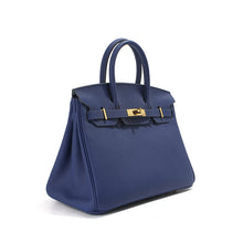 Load image into Gallery viewer, Inspired Mini Berkin 20 Handbag Top Grain Leather Purse Golden Hardware
