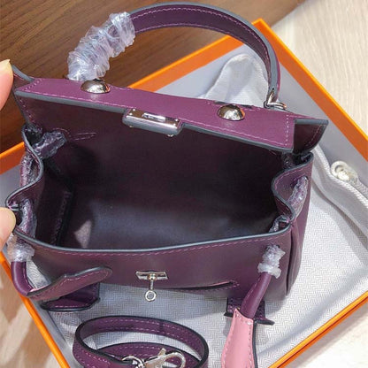 Genuine Leather Smile Inspired Kelli Doll Bag Mini Handbag