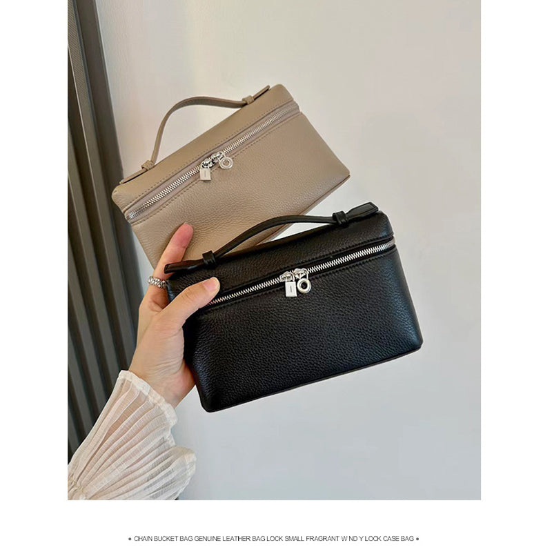 Top Grain Leather Inspired LP19 Extra Pocket Pouch Handbag